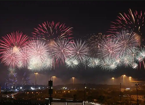 炉霍县焰火晚会