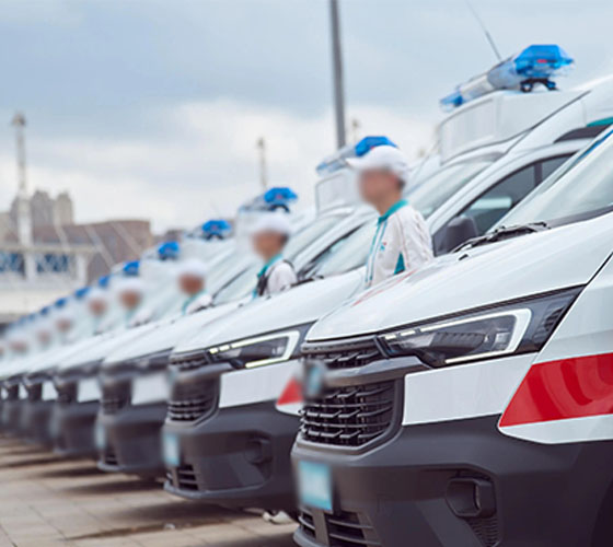 炉霍县服务车队展示